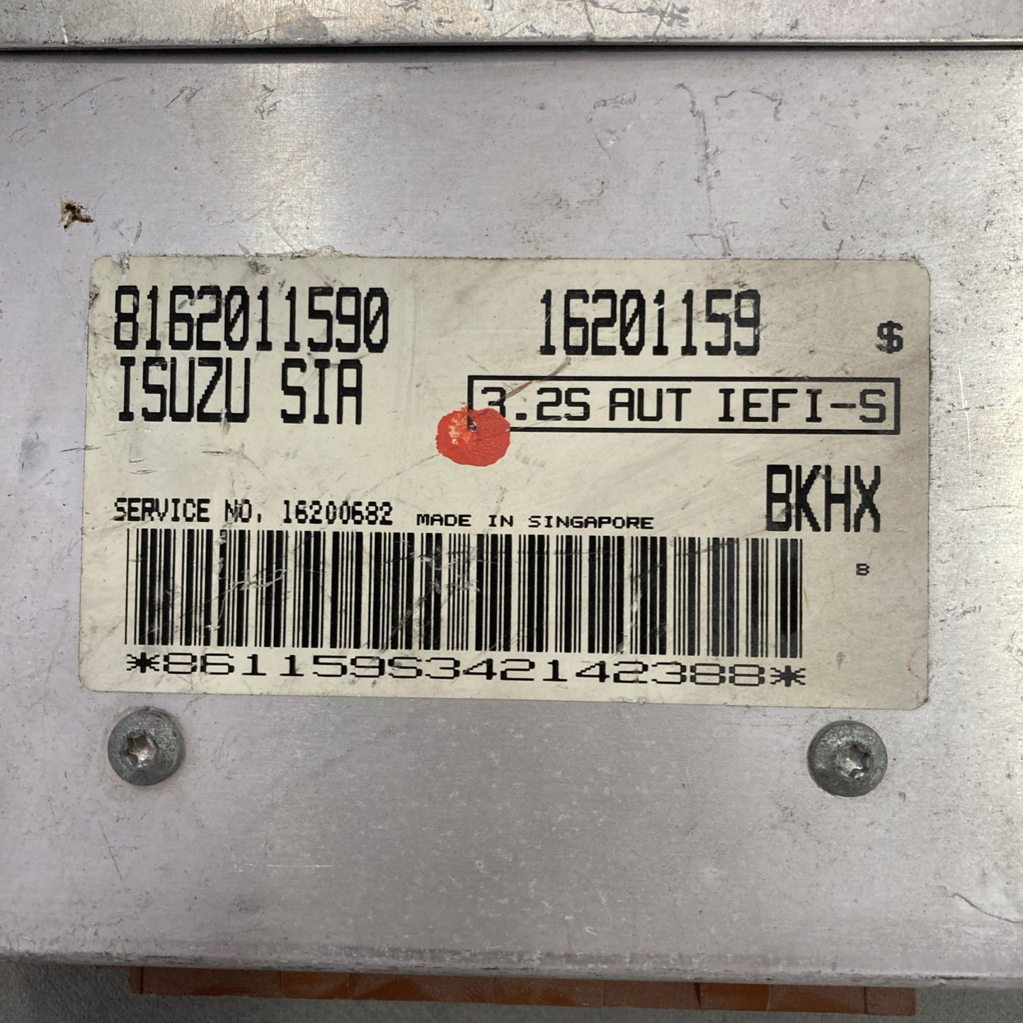 1994-1995 Isuzu Rodeo ECU/ECM 8162011590
