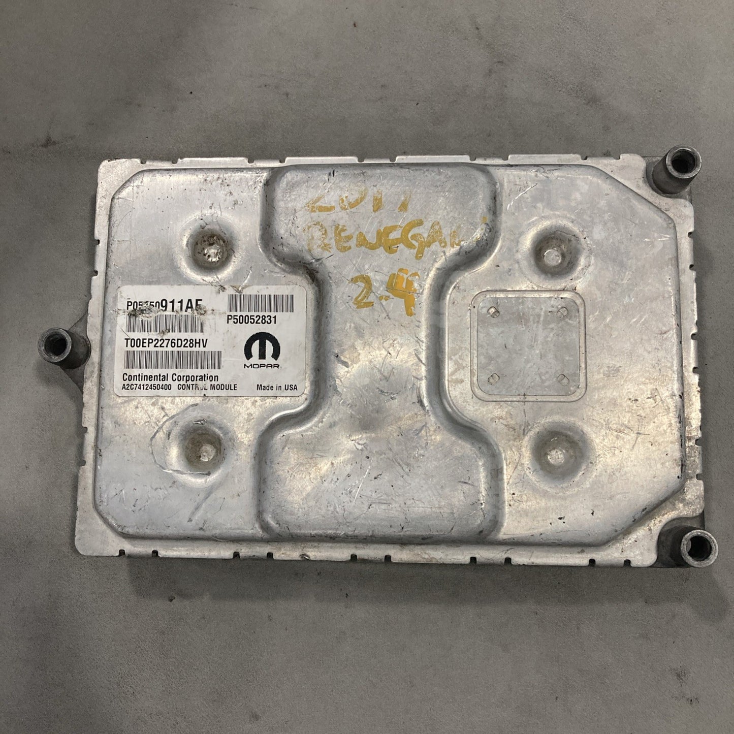 2015-2017 Jeep Renegade 2.4L Engine Control Module P05150911AE