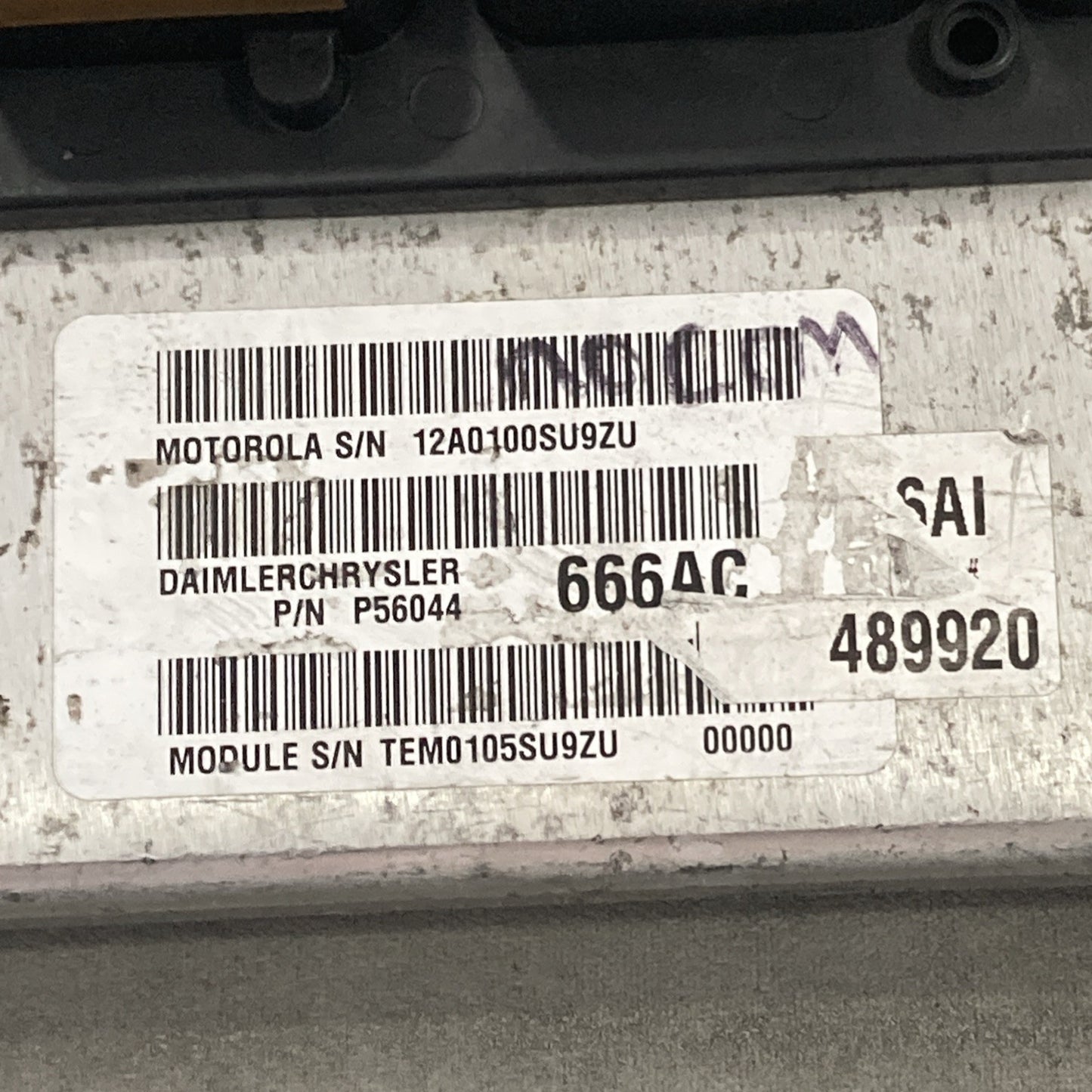 2005 Jeep Liberty 3.7L ECU/ECM P56044666AC