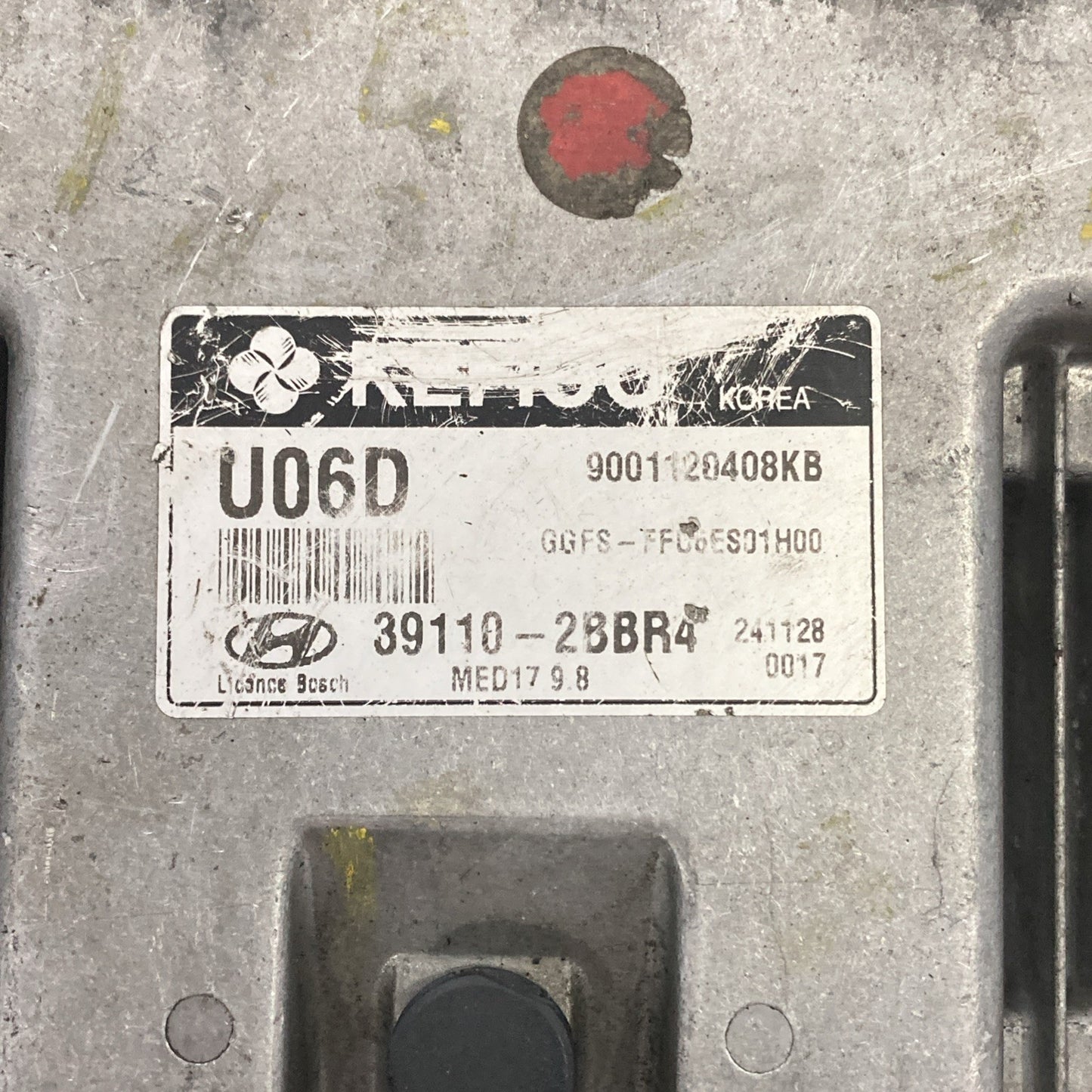 2015 Hyundai Veloster 1.6L ECU/ECM 39110-2BBR4