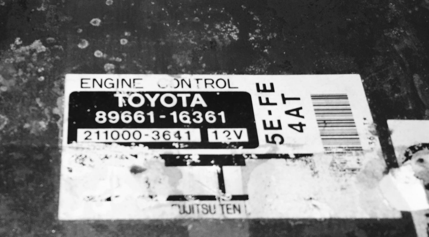1995 1996 Toyota Tercel ECU 89661-16361