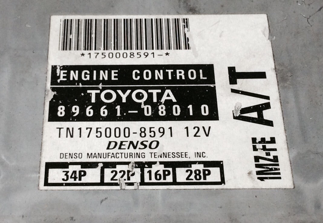 1998 Toyota Sienna ECU 89661-08010