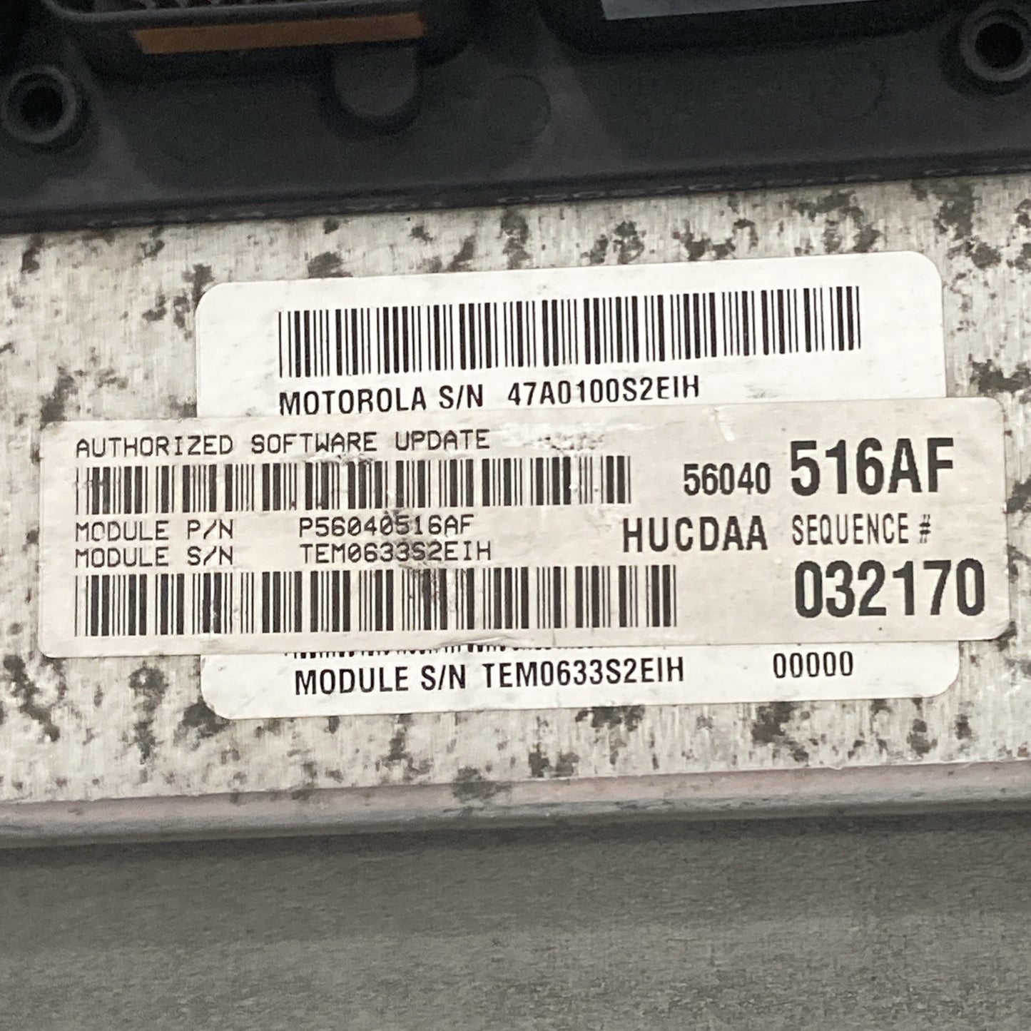 2003 Dodge RAM 15000 5.7 L ECU/ECM P56040516AF
