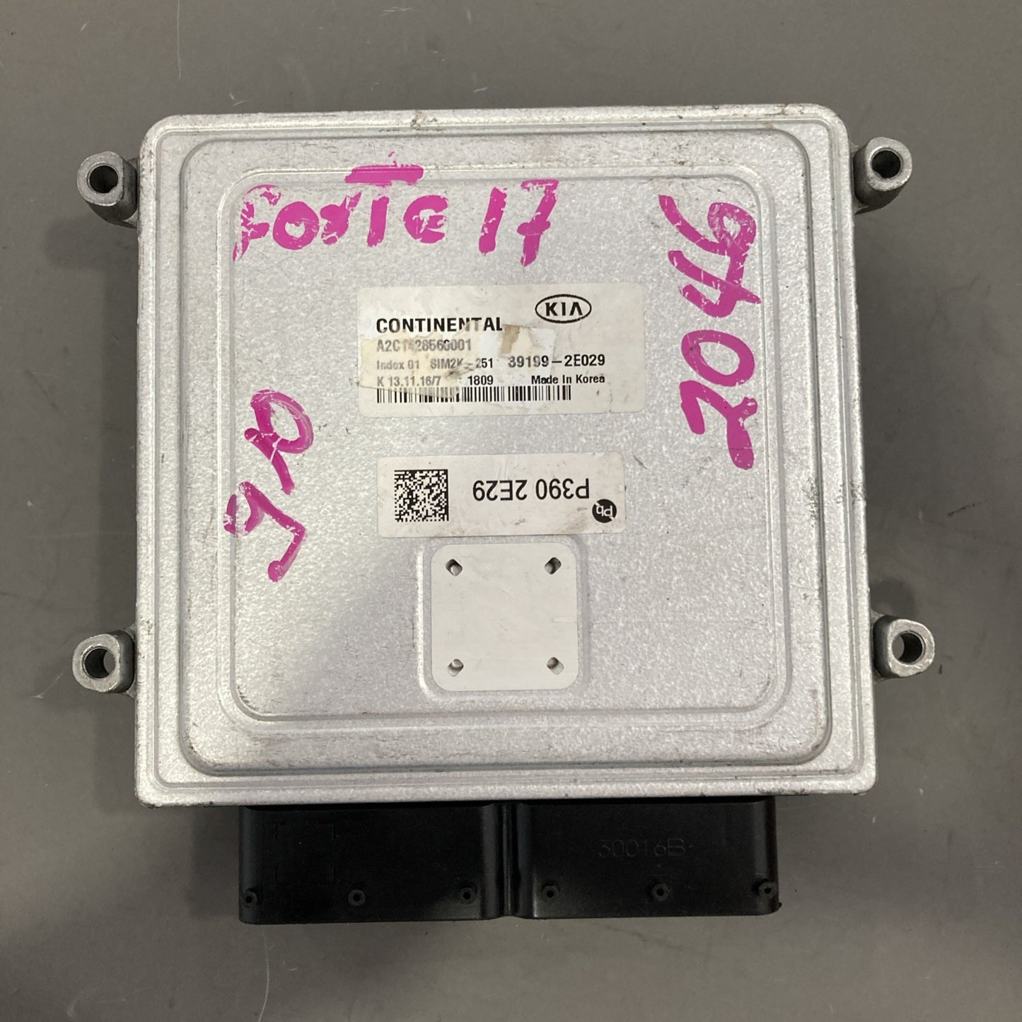 2017-2018 Kia Forte 2.0L ECU/ECM 39199-2E029