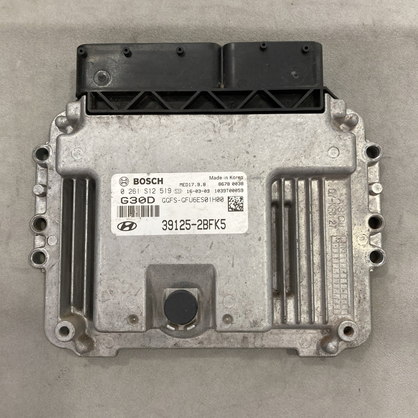 2016-2017 Hyundai Veloster 1.6L ECU/ECM 39125-2BFK5