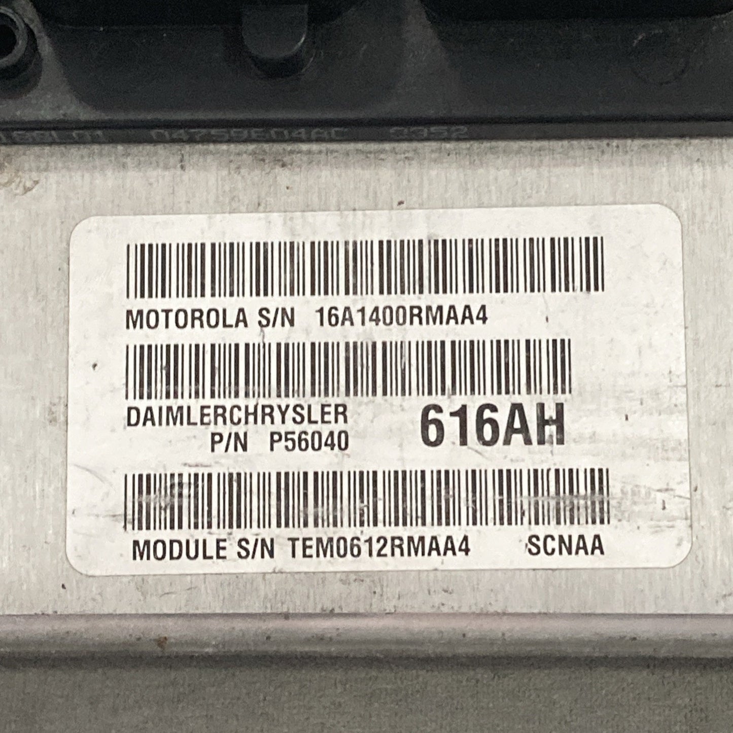 2002 Dodge Durango 4.7L ECU/ECM P56040616AH
