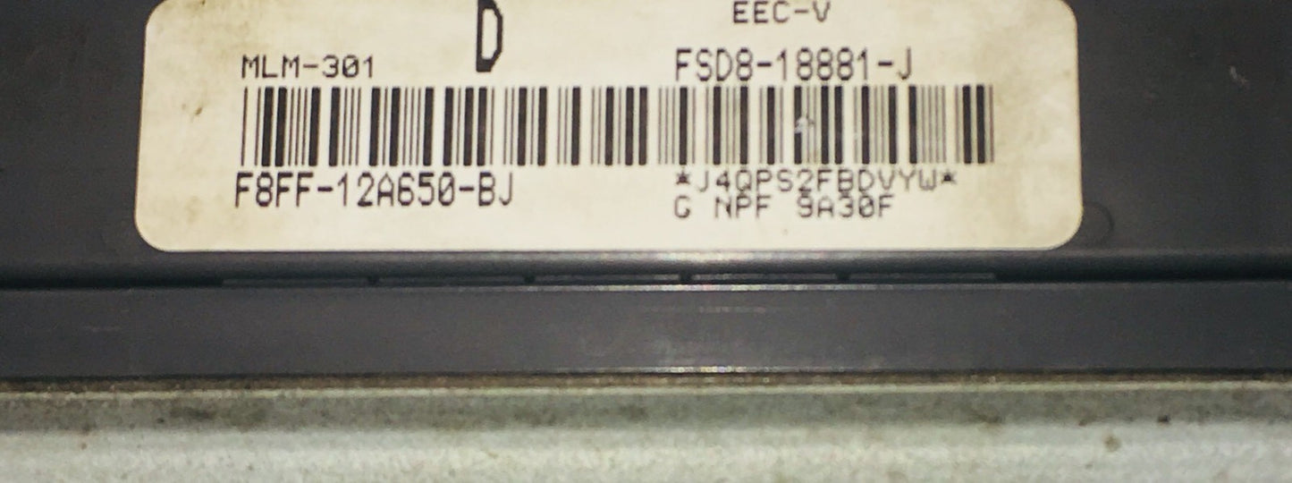1999 Ford Mazda ECU F8FF-12A650-BJ