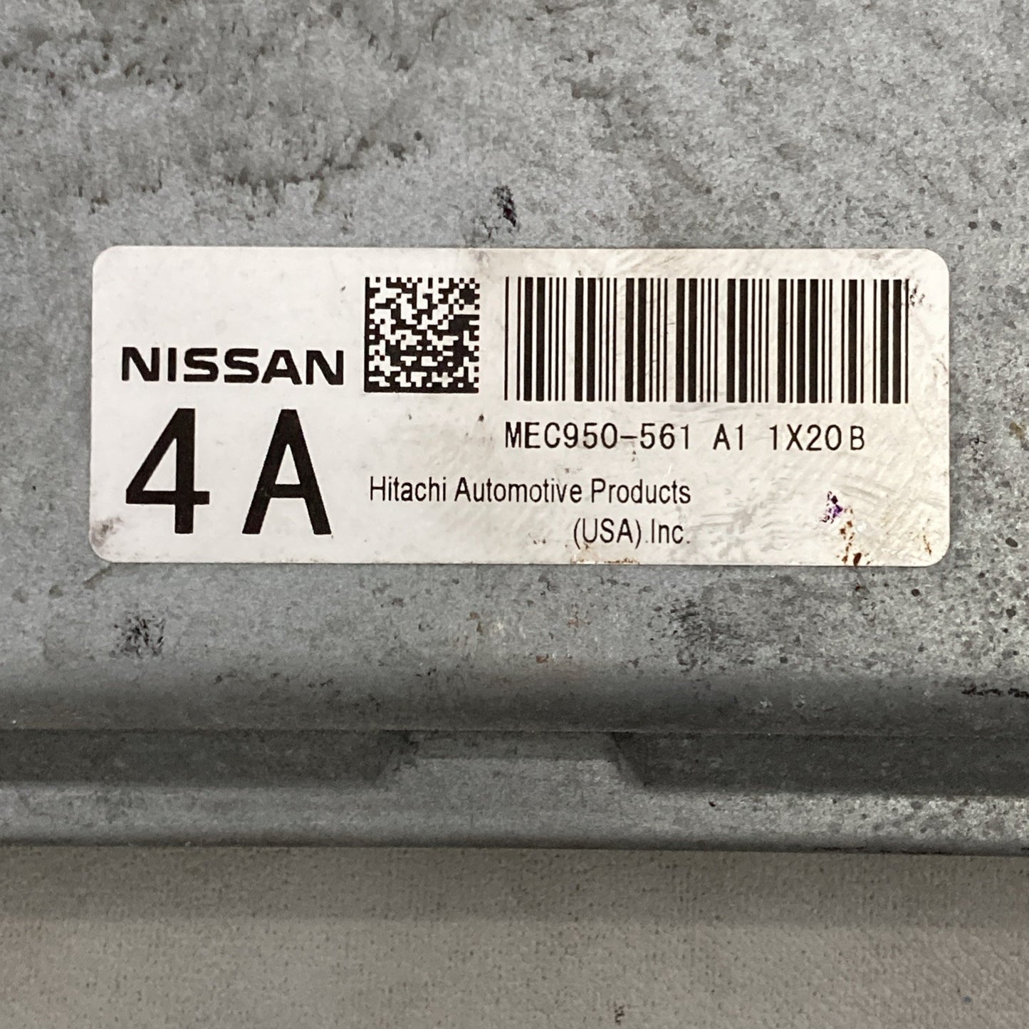 2011-2012 Nissan Sentra ECU/ECM MEC950-561 A1