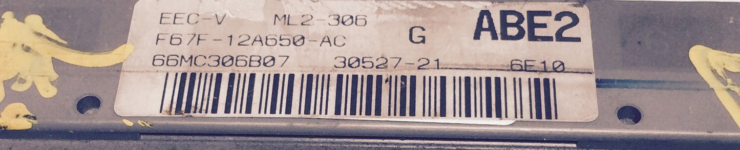 1996 Explorer 4.0L ECU F67F-12A650-AC