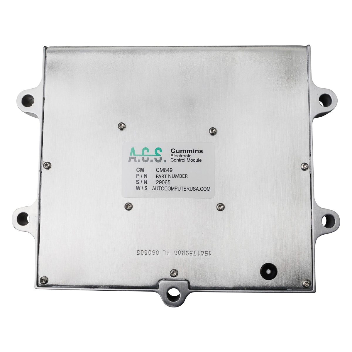 CUMMINS 5.9 L 849 ECU BACK