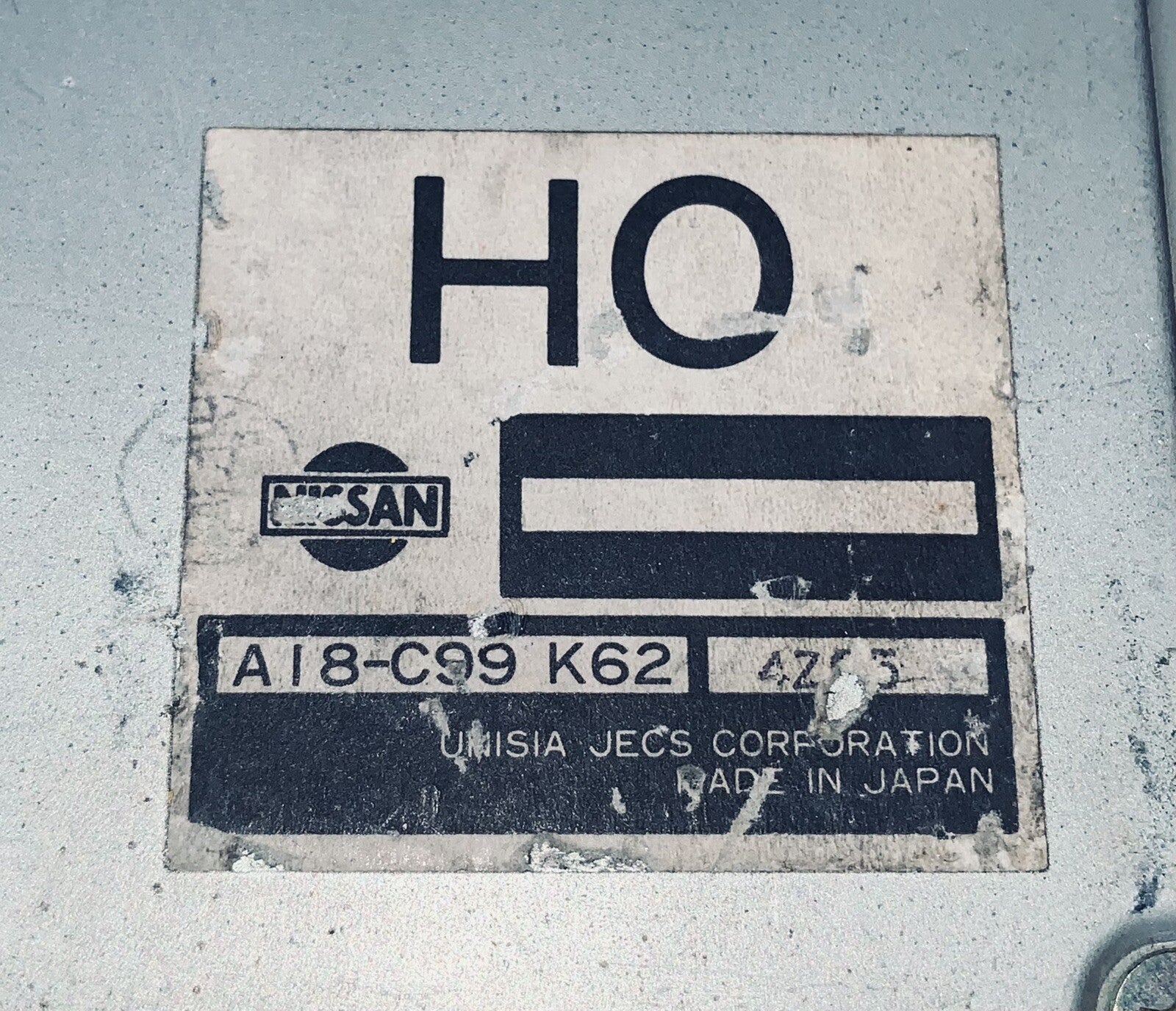 1995 Infiniti J30 ECU A18-C99 K62