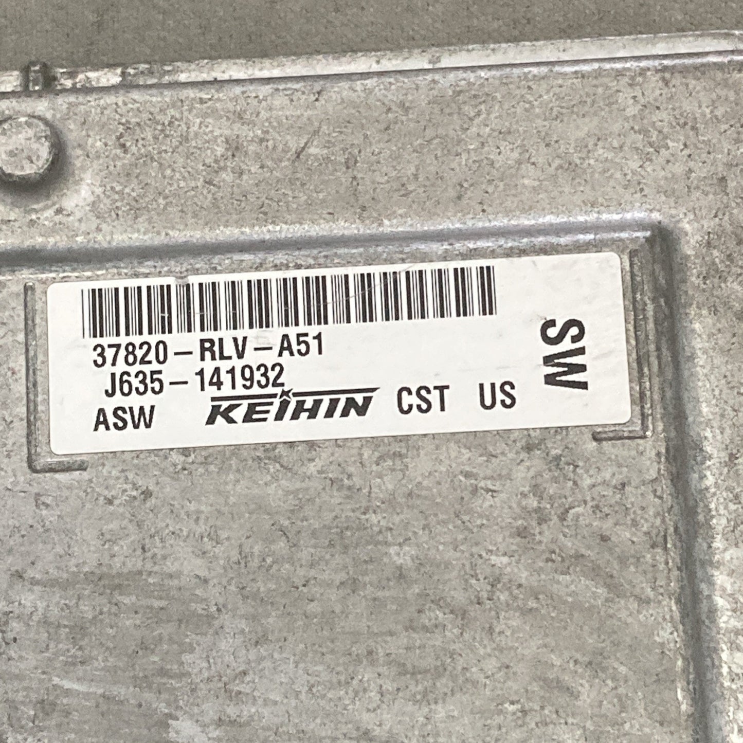 2018-2019 Honda Pilot ECU/ECM 37820-RLV-A51