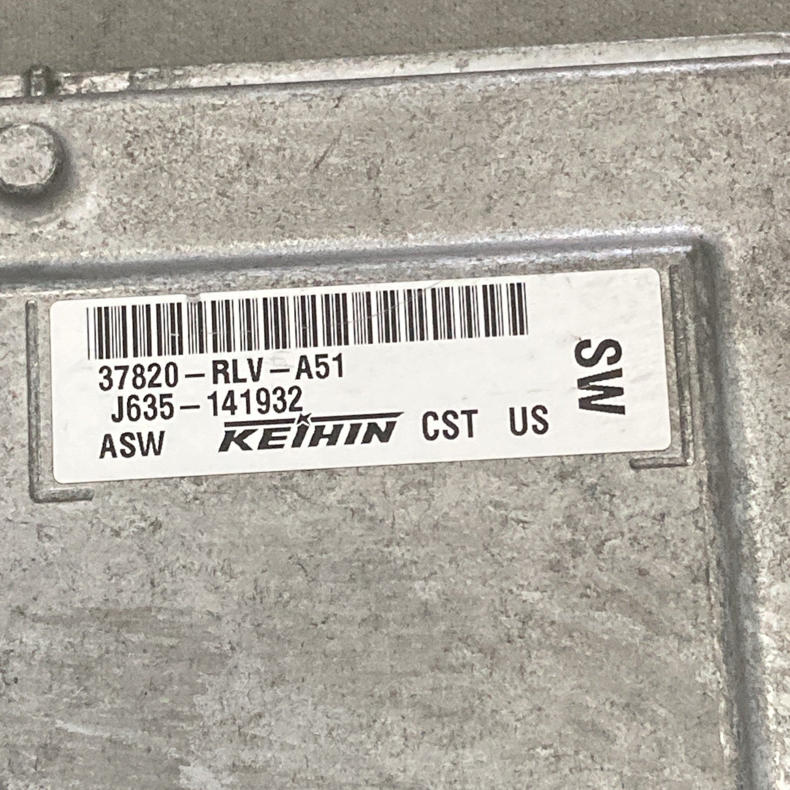 2018-2019 Honda Pilot ECU/ECM 37820-RLV-A51