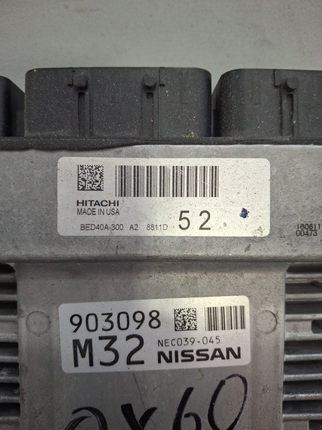 Infiniti QX60 3.5L ECU ECM BED40A-300 A2