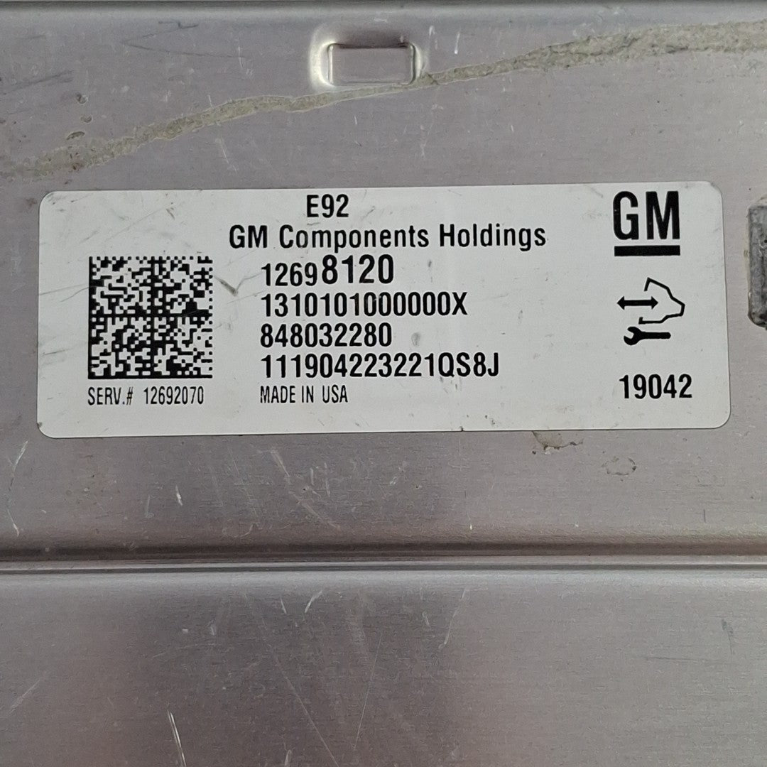 2019 Chevrolet Camaro 6.2L ECU/ECM 12698120 *VIN PROGRAMMED*