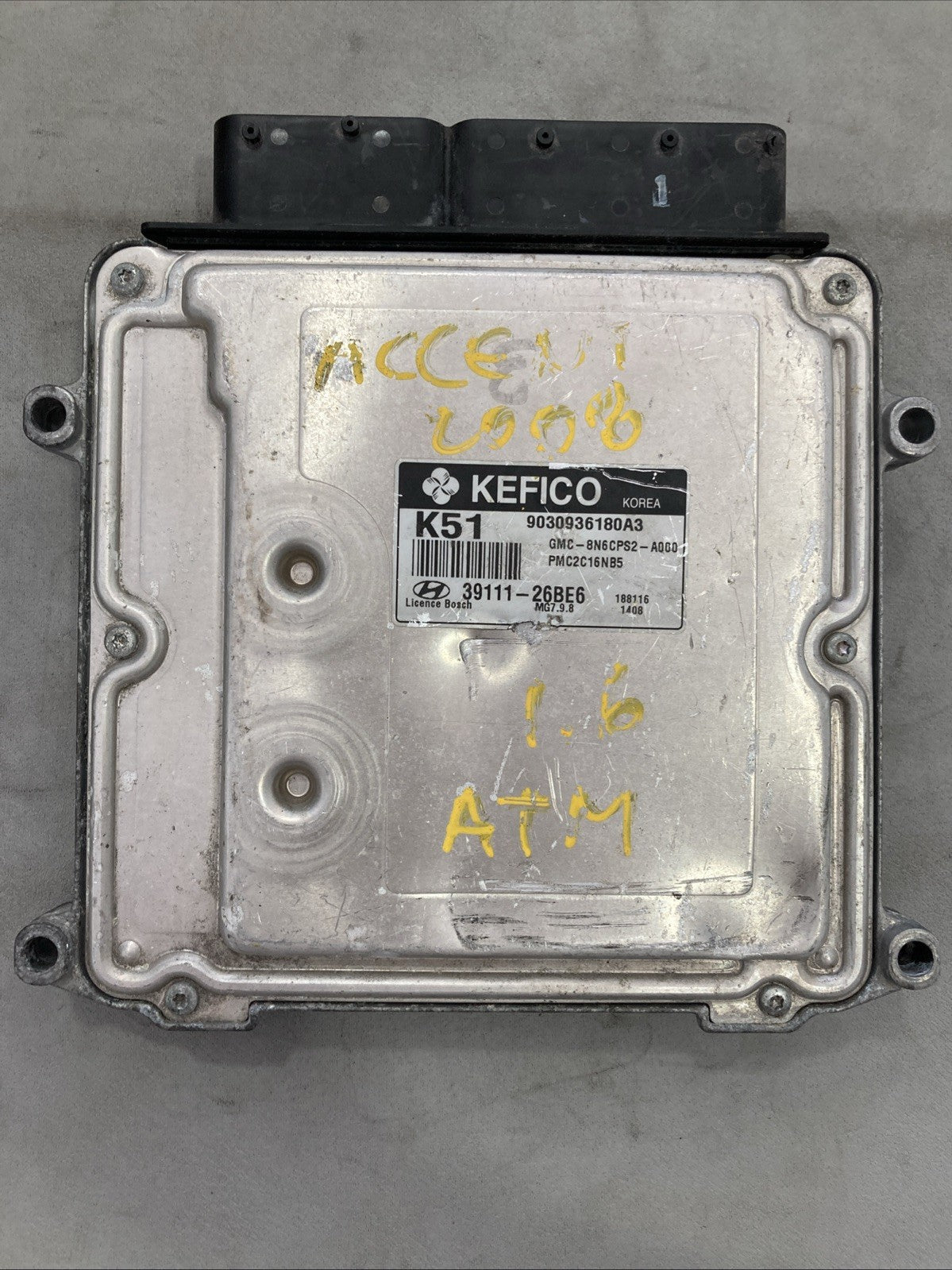 2008-2009 Hyundai Accent ECU/ECM 39111-26BE6