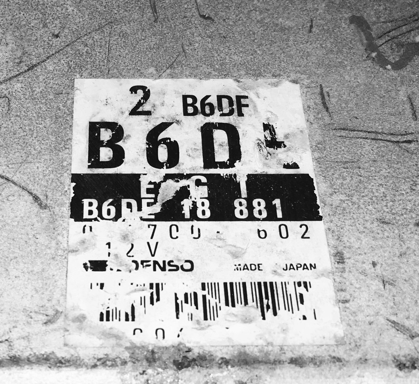 1993-1996 Mazda MX3 ECU B6DE 18 881 