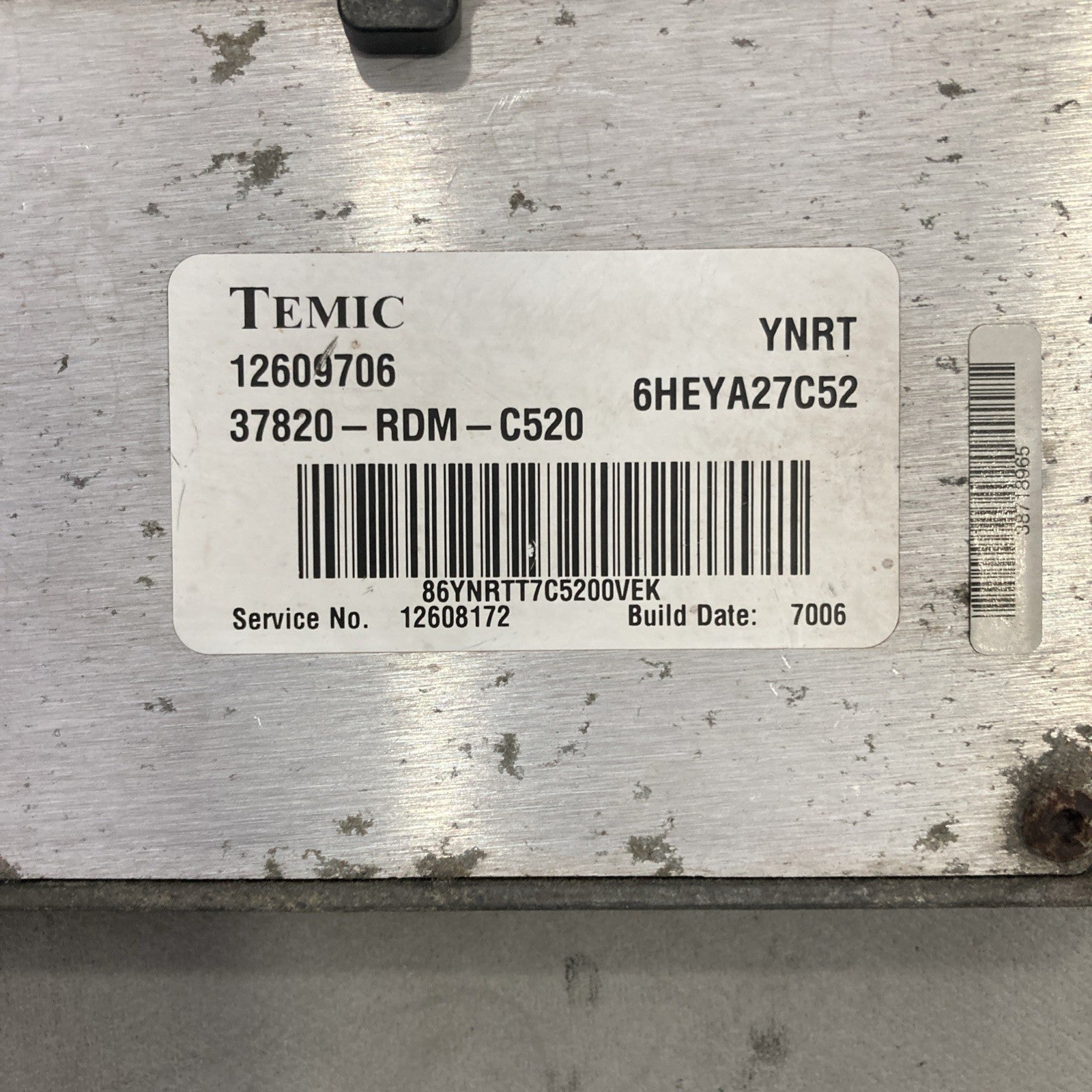 2006-2007 Saturn Vue ECU/ECM 12609706