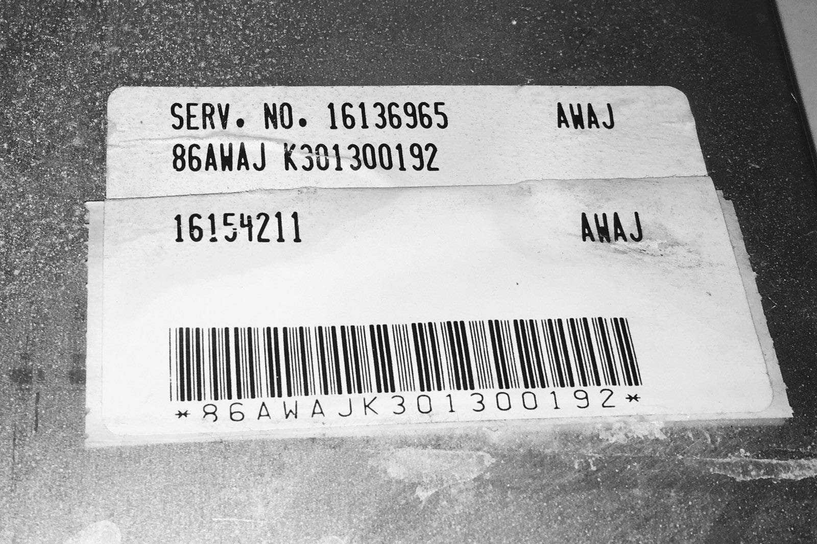 1991-1993 Roadmaster ECU 16136965
