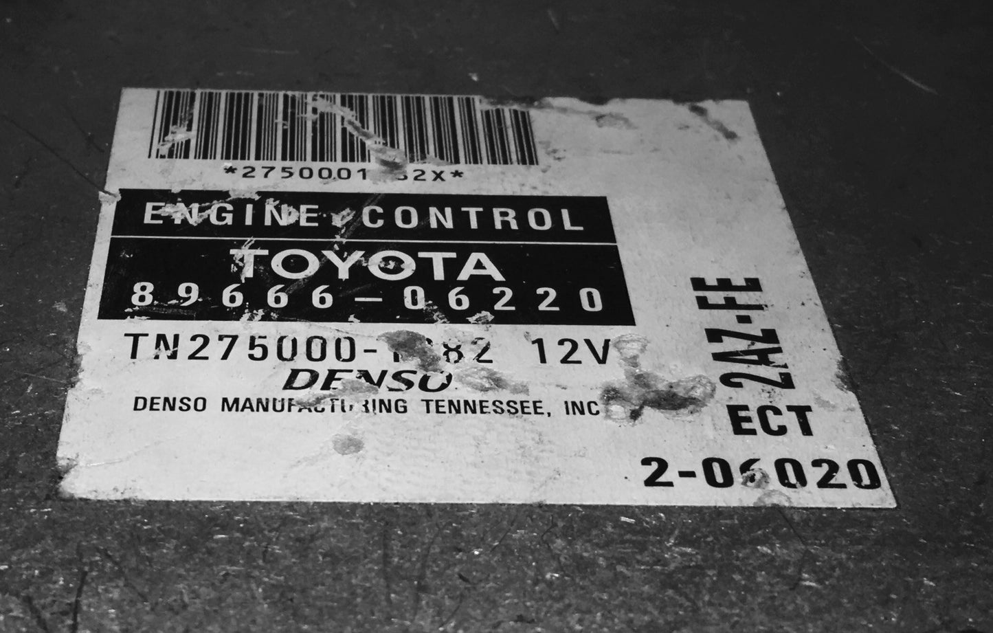 2002 Toyota Camry ECU 89661-06220