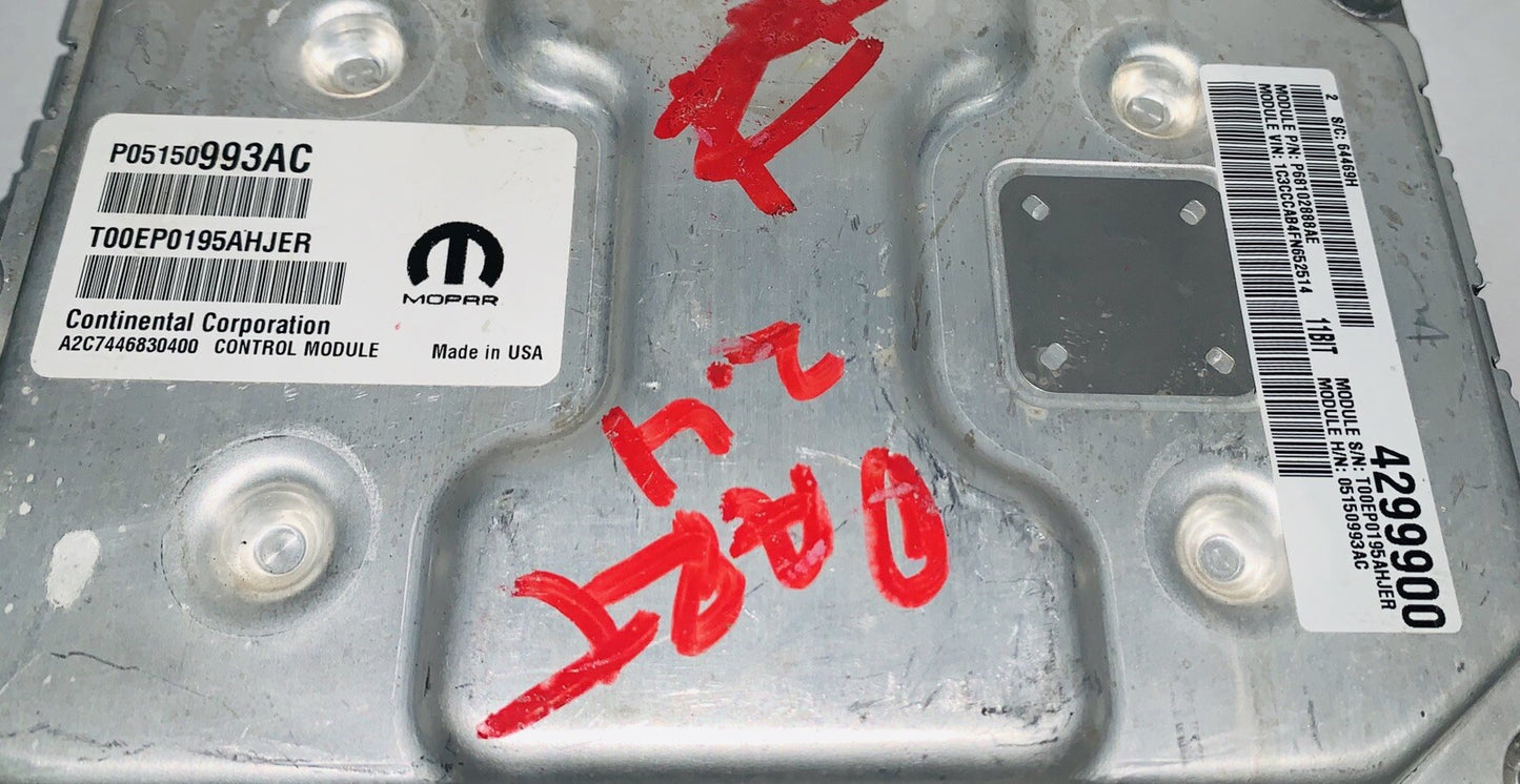 2000 Chrysler ECU P05150993AC P68102888AE