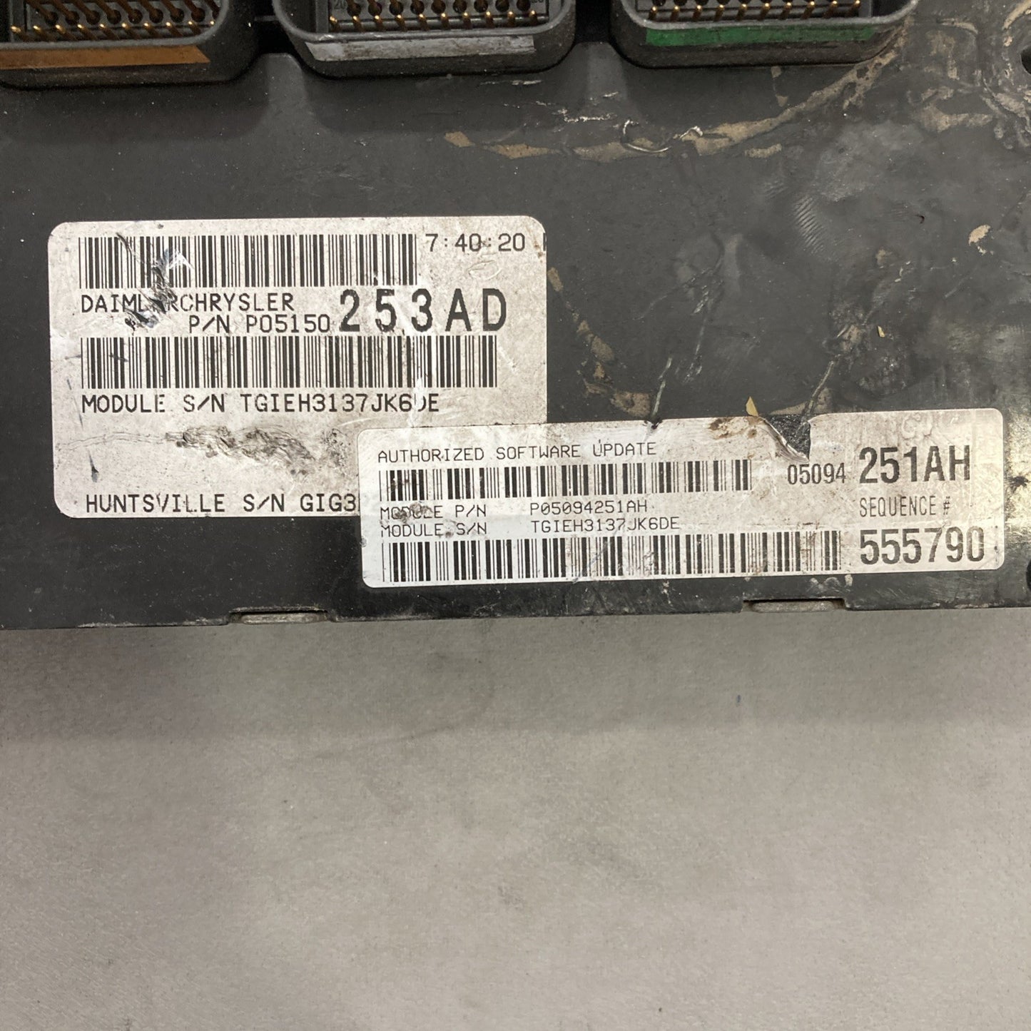 2008-2010 Dodge Caravan ECU/ECM P05150253AD