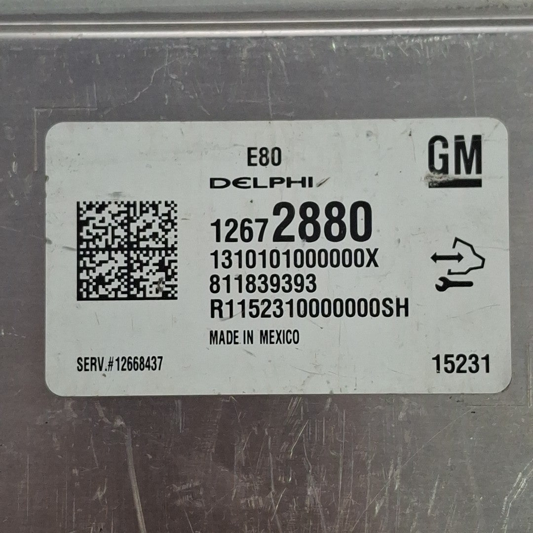 2015-2016 Chevrolet Colorado 2.5L ECU/ECM 12672880 *VIN PROGRAMMED*