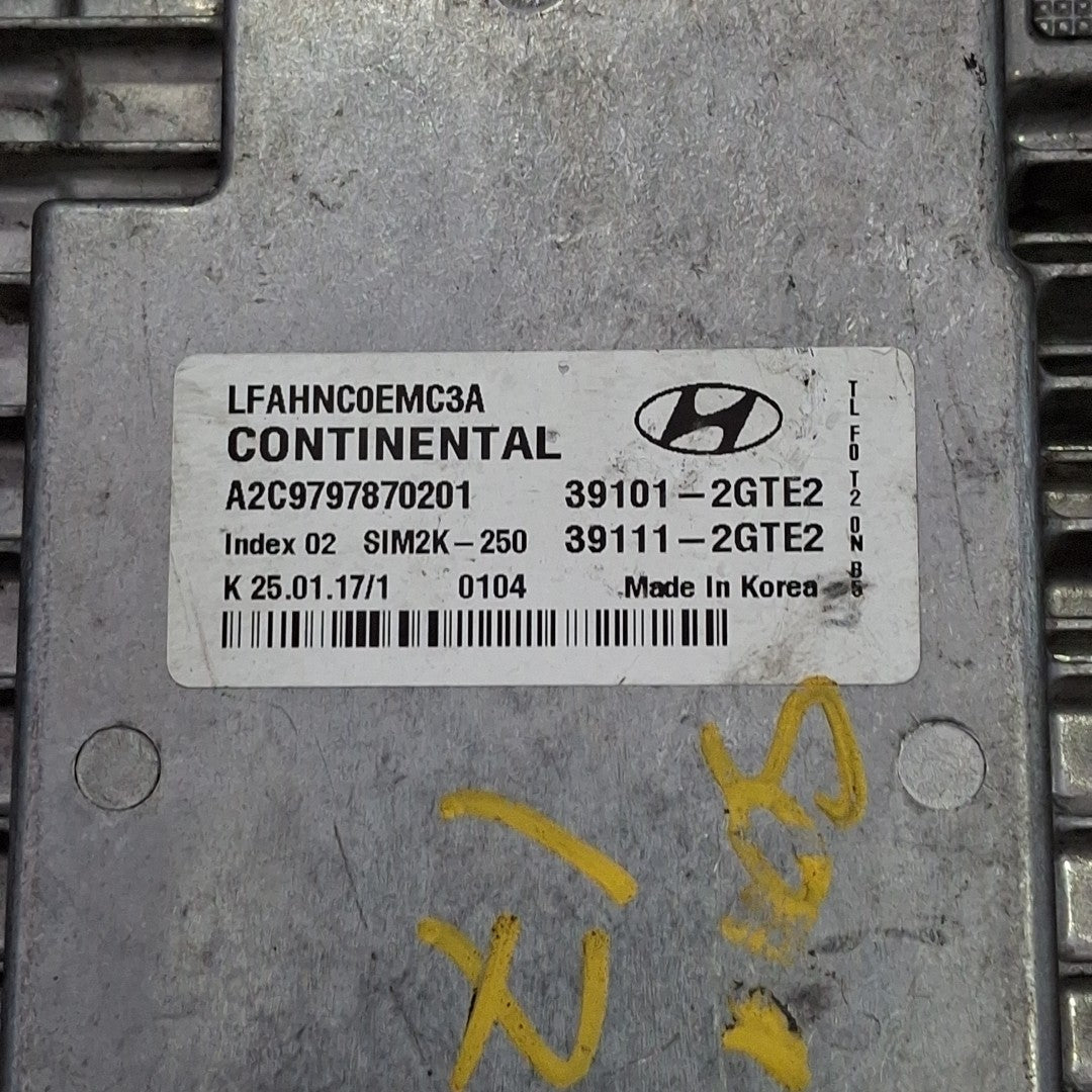 2015-2017 Hyundai Sonata ECU/ECM 39101-2GTE2