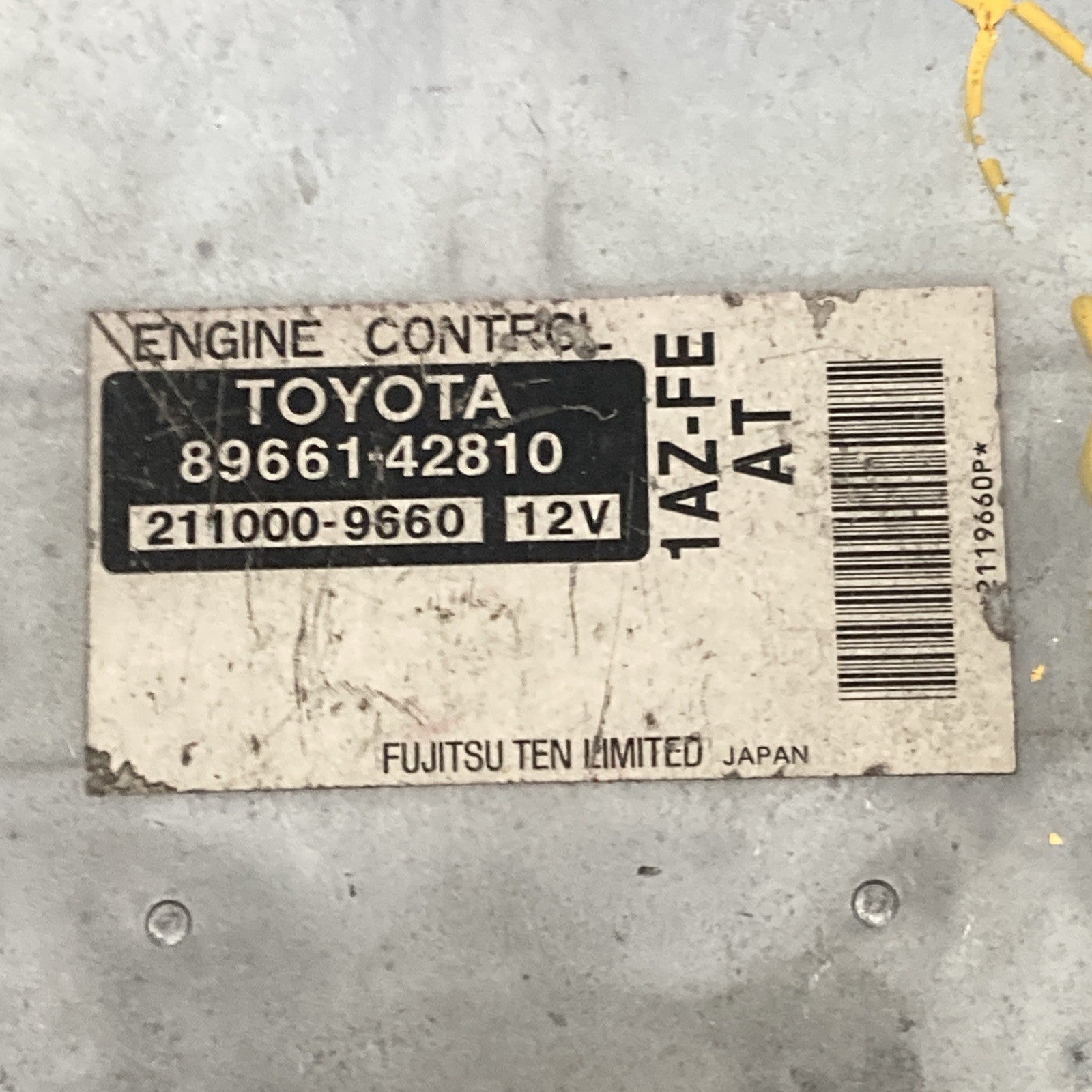 2001-2002 Toyota RAV4 ECU/ECM 89661-42810