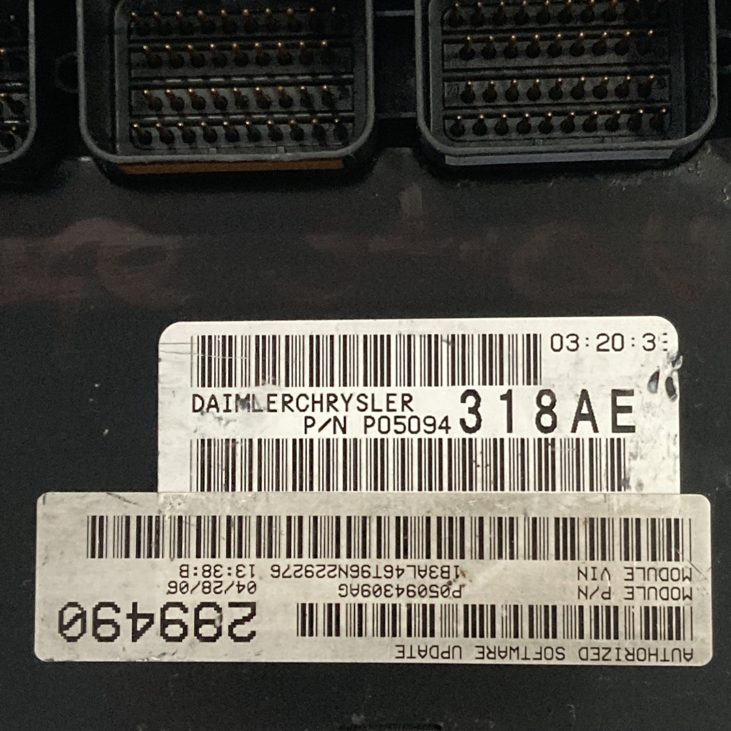 2006 Dodge Charger 2.7L ECU/ECM P050594318AE *VIN PROGRAMMED*