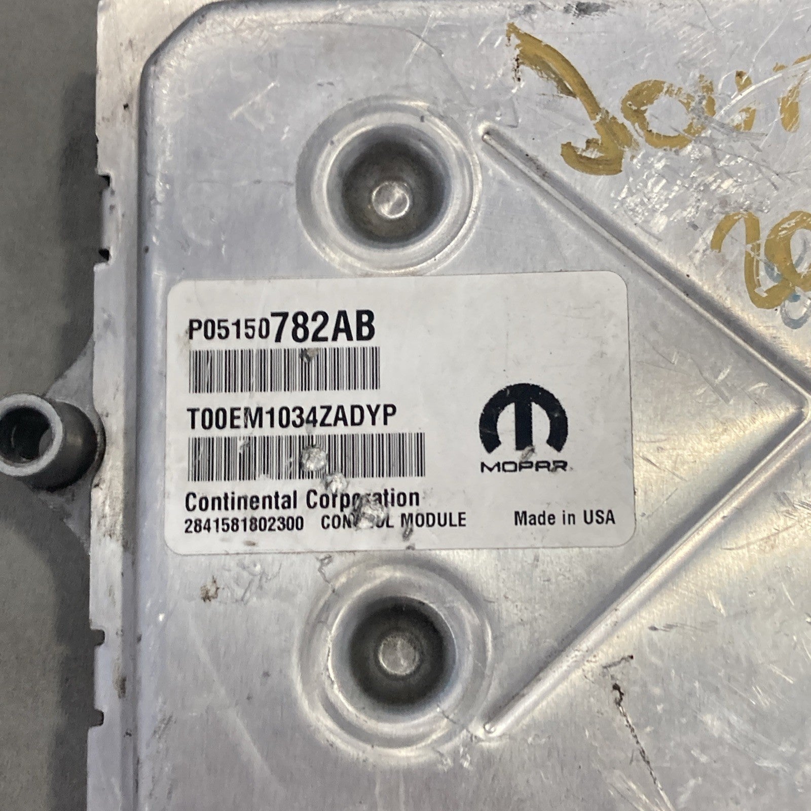 2017 Dodge Journey 3.6L Engine Control Module P05150782AB