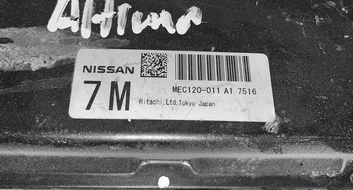 2007 Nissan Altima ECU MEC120-011 A1 