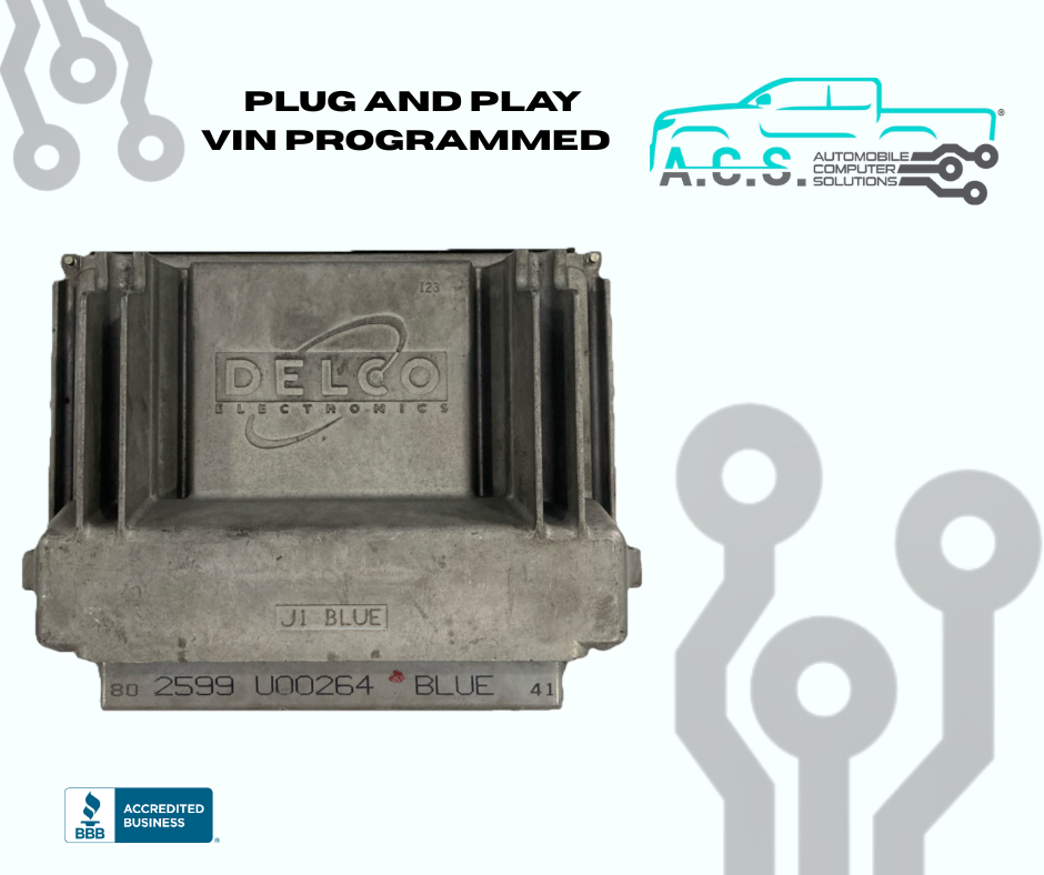 1997-2000 Chevrolet S-10 2.2L ECU/ECM 16245305 *VIN PROGRAMMED*