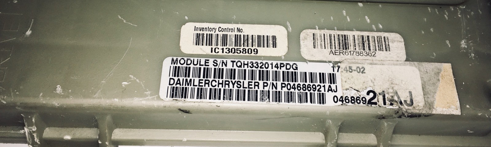 2001 Dodge Caravan ECU P04686921AJ
