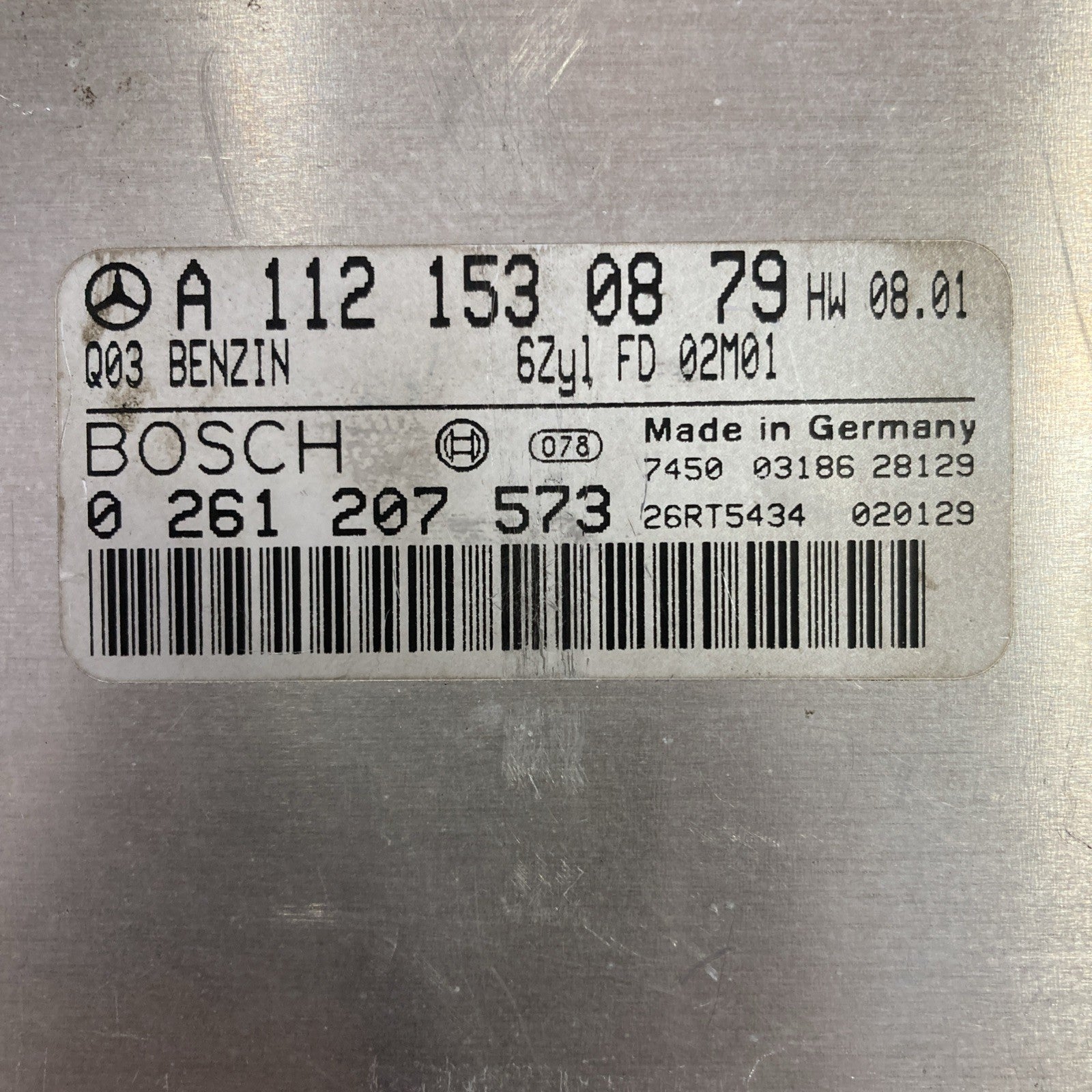 1999-2005 Mercedes-Benz CLK320 ECU/ECM A 112 153 08 79