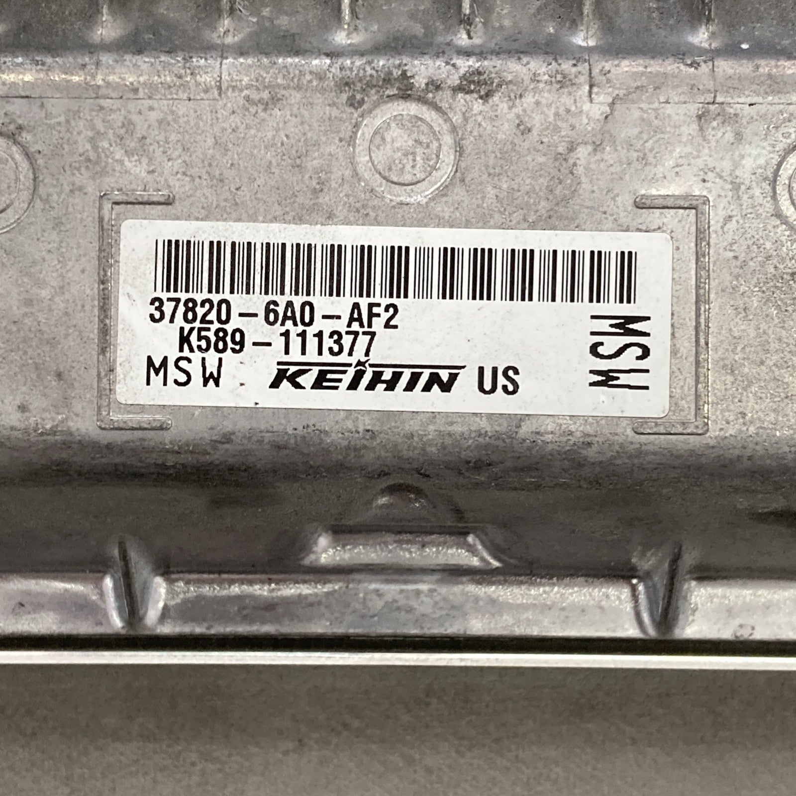 2021 Honda Accord ECU/ECM 37820-6A0-AF2