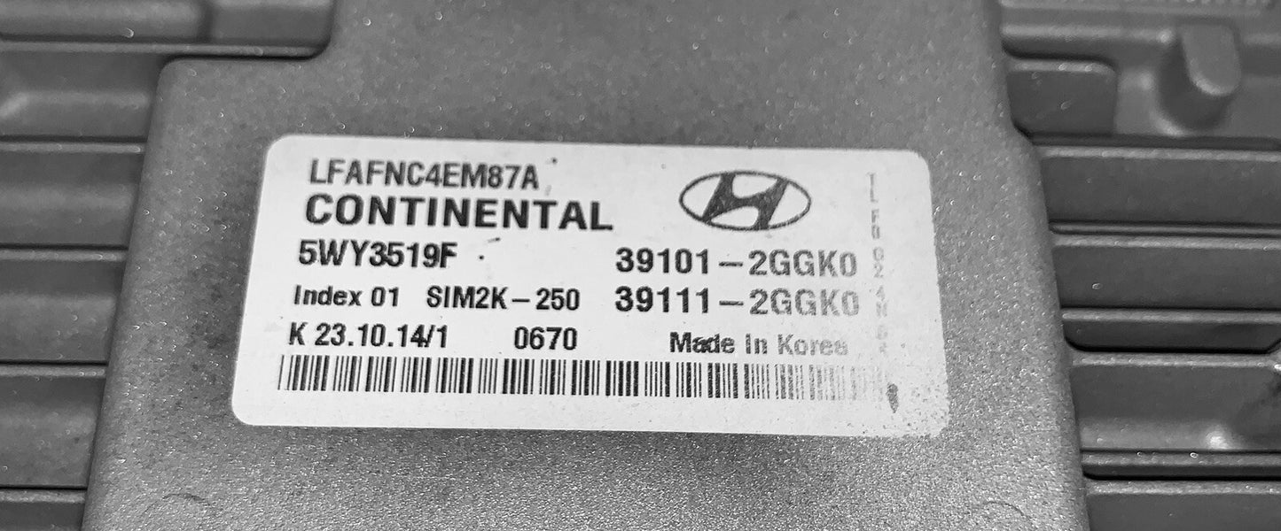2015-2016 Hyundai Sonata ECU 39101-2GGK0
