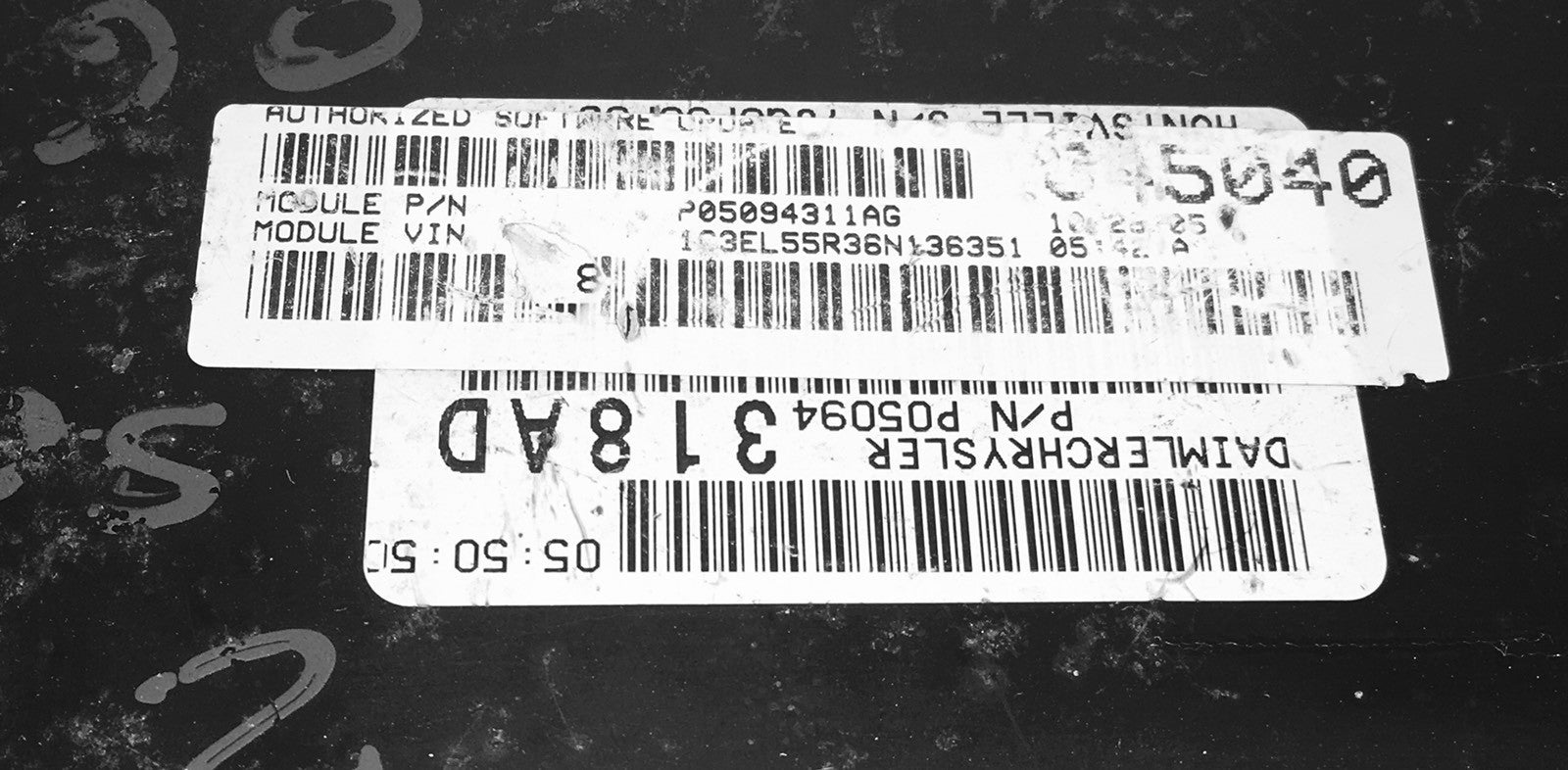 2006 Chrysler Sebring 2.7 ECU P05094311AG