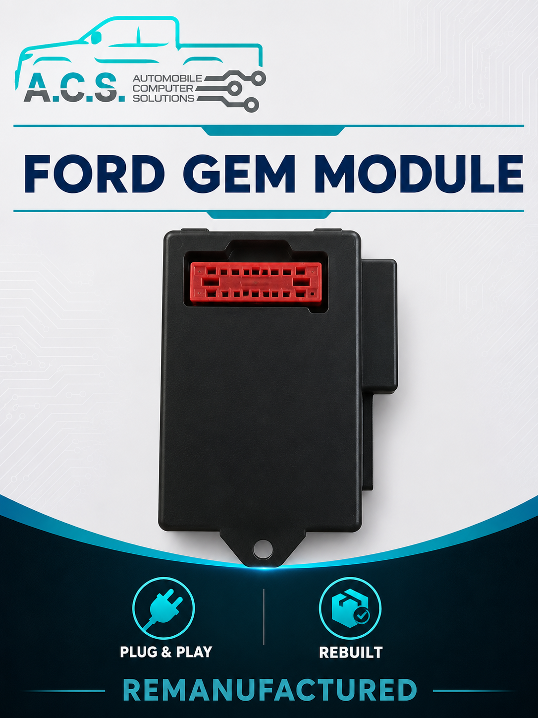 Rebuilt 99-03 Ford F150 XL34-14B205-JB Body Control Module 4x2 BCM .