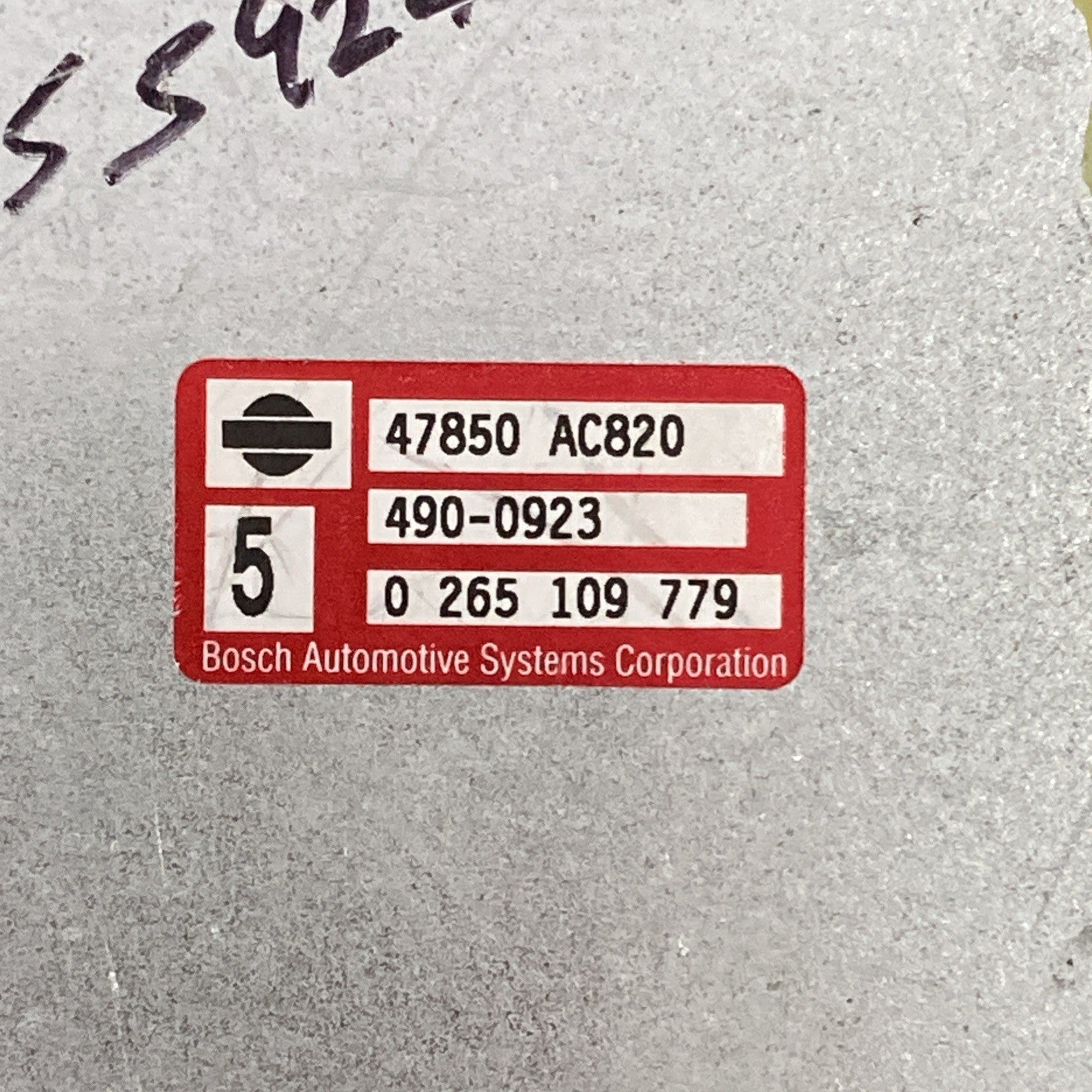 2005 Infiniti G35 Anti-Lock Braking System Module 47850 AC820