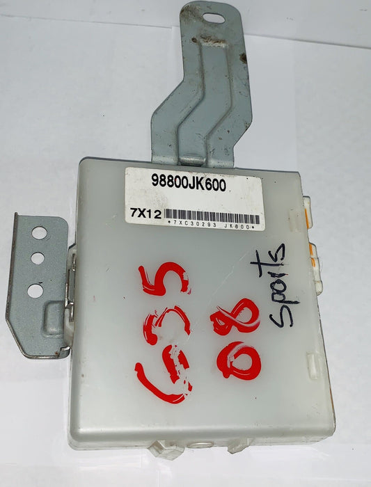 2007-2015 Infiniti G35 G37 Driver Seat Memory Control Module 98800JK600