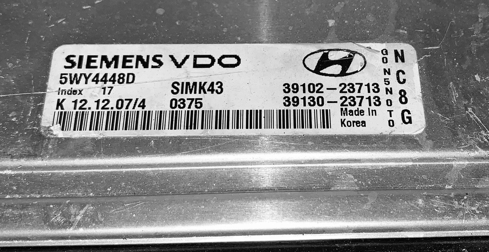 2003-2008 Hyundai Tuburon ECU 39102-23713