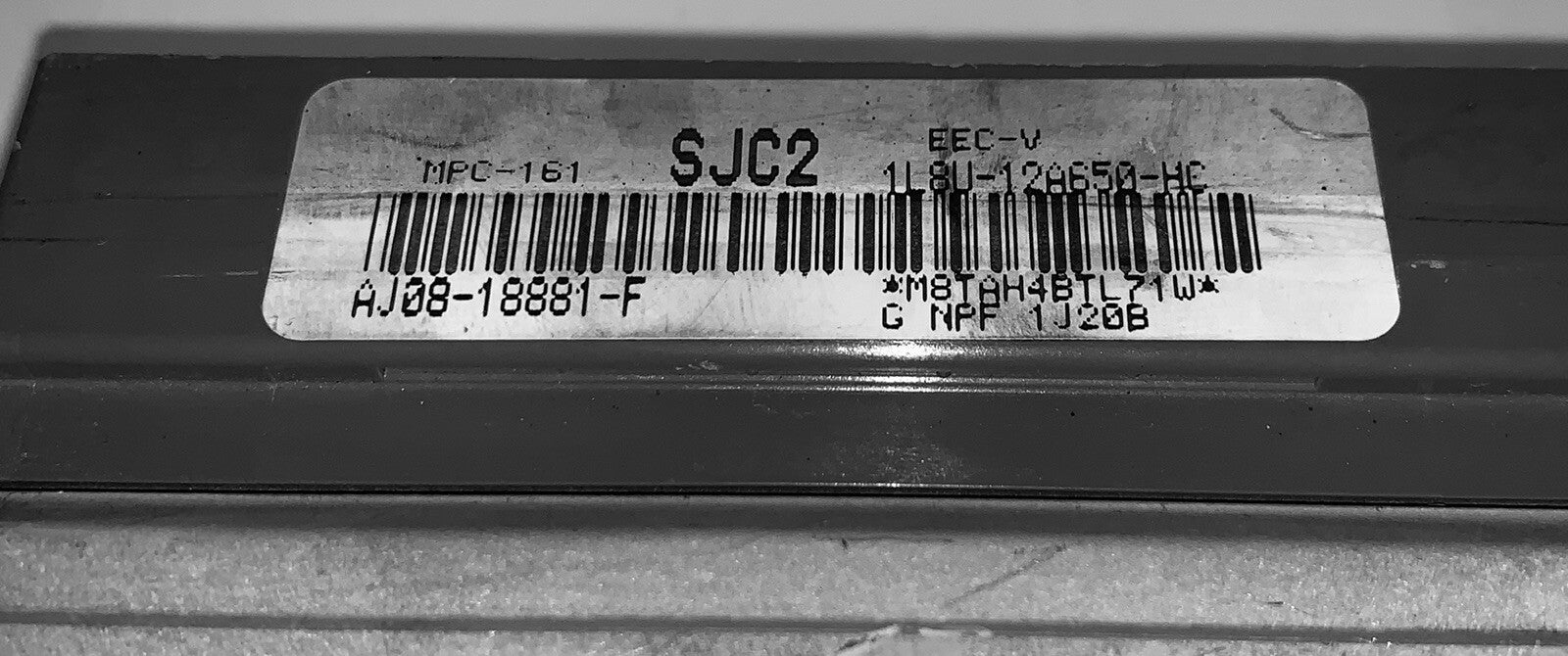 2001 Mazda Escape ECU 1L8U-12A650-HC