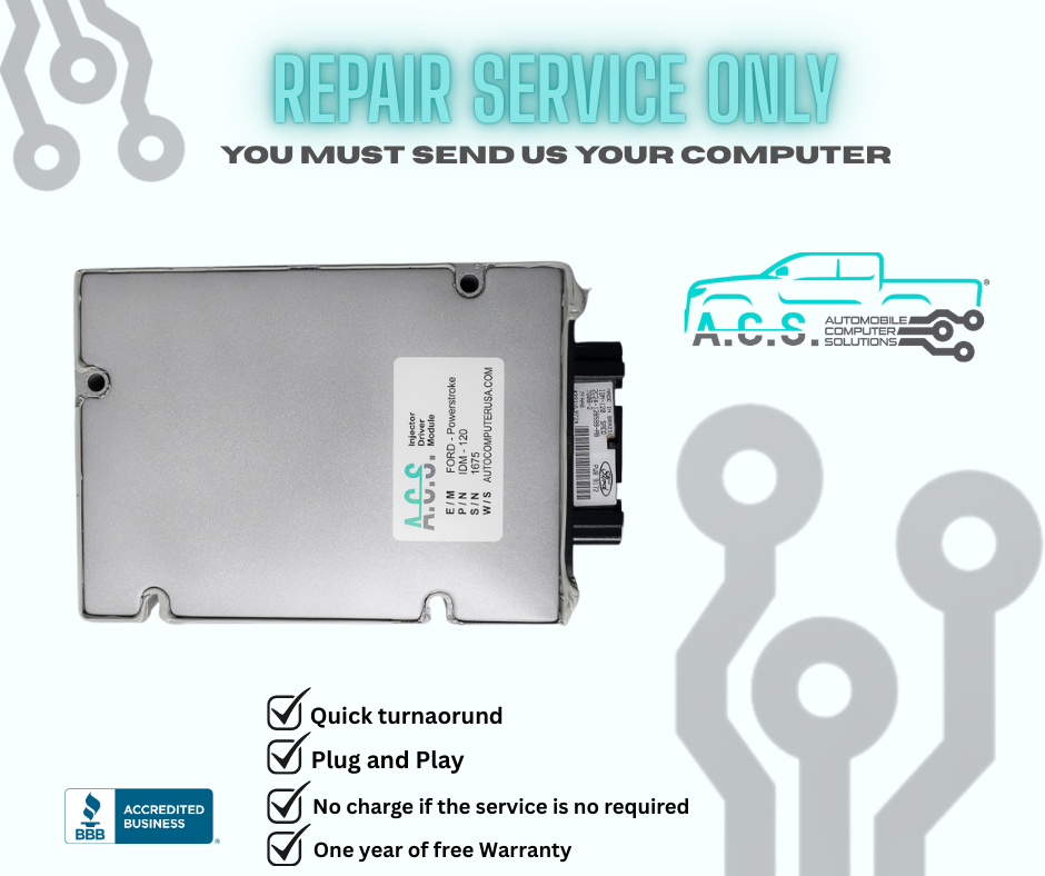 Ford 7.3L  IDM Injector Driver Module Diesel Repair & Return service