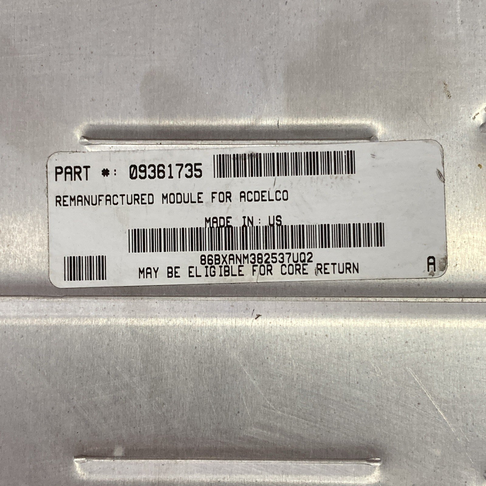 1999-2002 Chevrolet Impala Engine Control Module 09361735