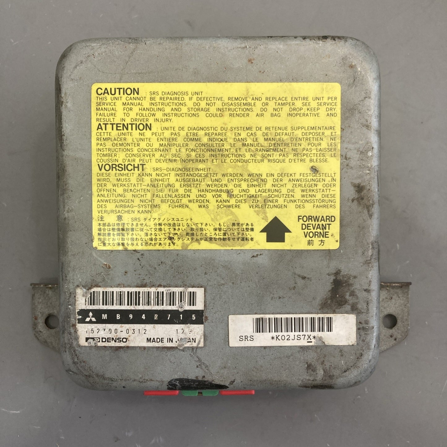 1994 Mitsubishi Montero SRS Bag Control Module MB942715