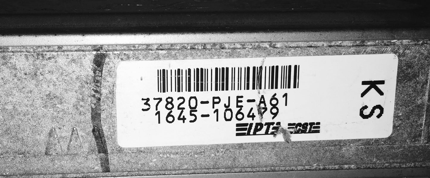 2003 Honda Acura CL ECU 37820-PJE-A61