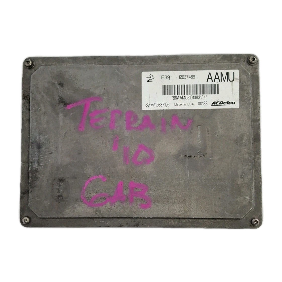 2011 GMC Terrain 2.4L ECU/ECM 12637489 *VIN PROGRAMMED*