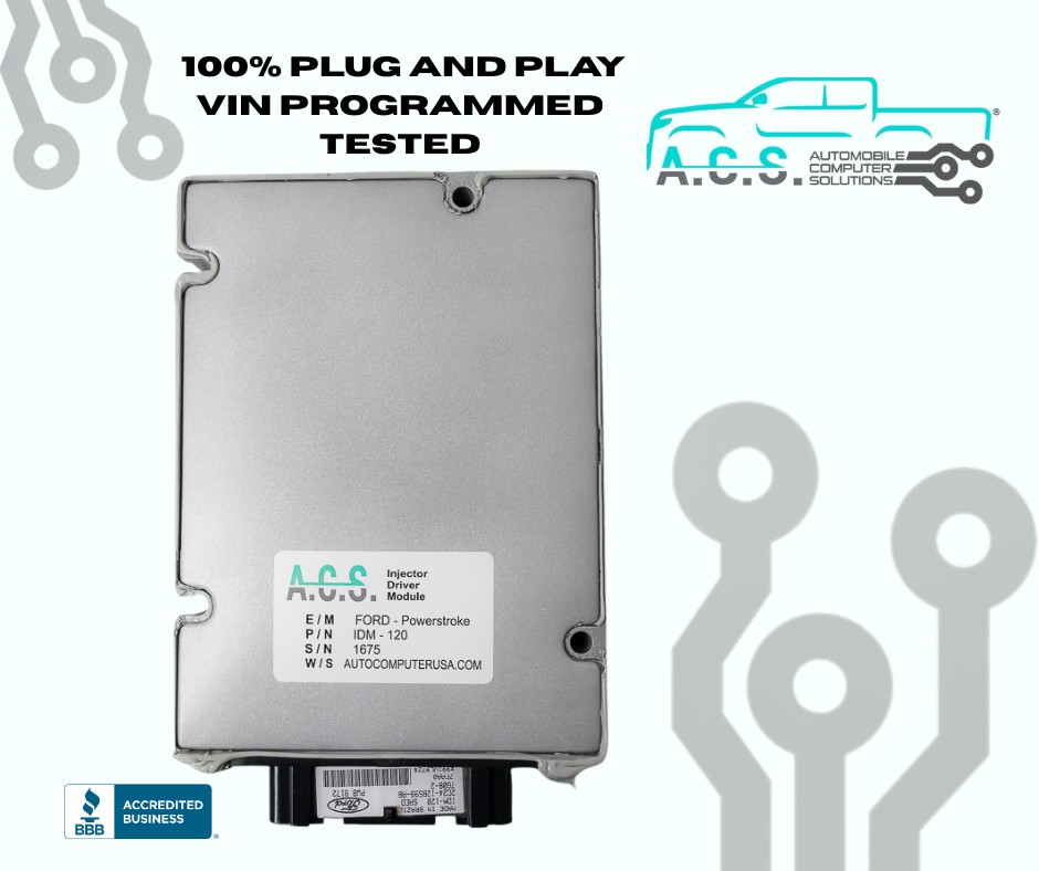 F7TF-12B599-AE | 2003 Ford Excursion 7.3L Injection Control Module IDM Plug&Play