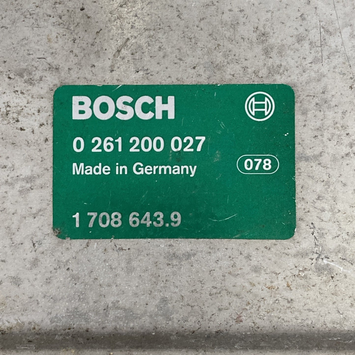 1987 BMW E30 ECU/ECM 0 261 200 027